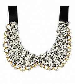 PETER P COLLAR NECKLACE – WHITE