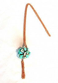 TASSEL NECKLACE – TURQUOISE