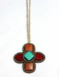 MARITES – TURQUOISE & RED