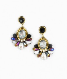 ROMA EARRINGS – PURPLE