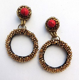 Myrna Earrings – Red