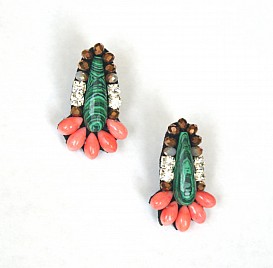 LUCIE EARRINGS – GREEN