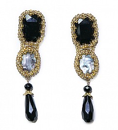 KALEIGH EARRINGS – BLACK