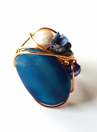 AVERY RING – BLUE