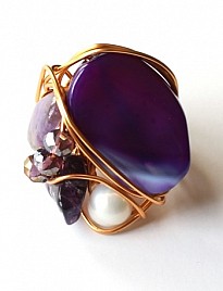 AVERY RING – PURPLE