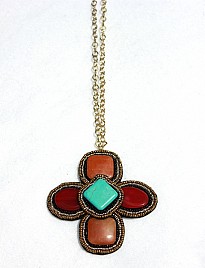 MARITES – TURQUOISE & RED