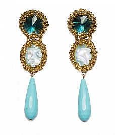 KALEIGH EARRINGS – TURQUOISE