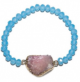 KIMBERLY – BRACELET BLUE AND PINK