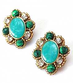 STUD EARRINGS – BLUE