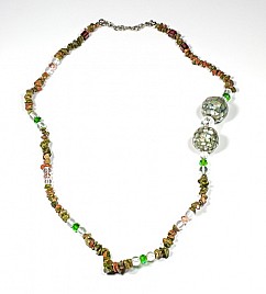 SPHERE NECKLACE – BROWN