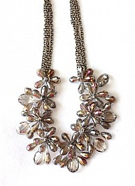 FLORAL NECKLACE – SILVER