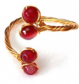 MAEVE BRACELET – DEEP RED