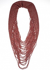 TINA NECKLACE – BURGUNDY