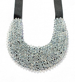 COLLAR NECKLACE – CLEAR CRYSTAL