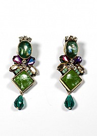 NIKKI EARRINGS – GREEN