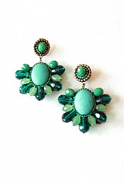 ROMA EARRINGS – TURQUOISE