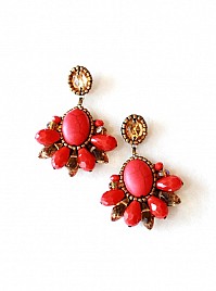 ROMA EARRINGS – RED