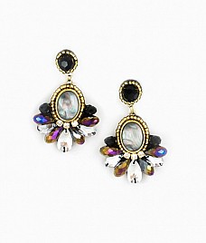 ROMA EARRINGS – PURPLE