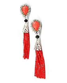 IRIS EARRINGS – RED