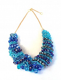 COLLAR NECKLACE – BLUE