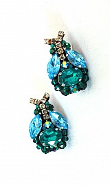 ACRYLIC EARRINGS – BLUE
